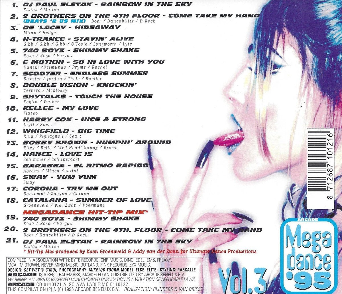 Megadance 1995 volume 3 – CD