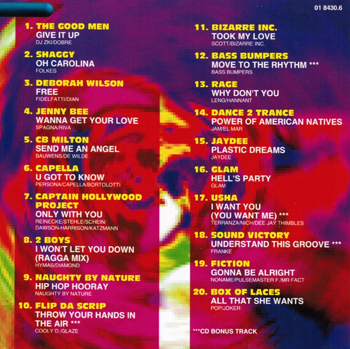 Mega dance 93 – CD