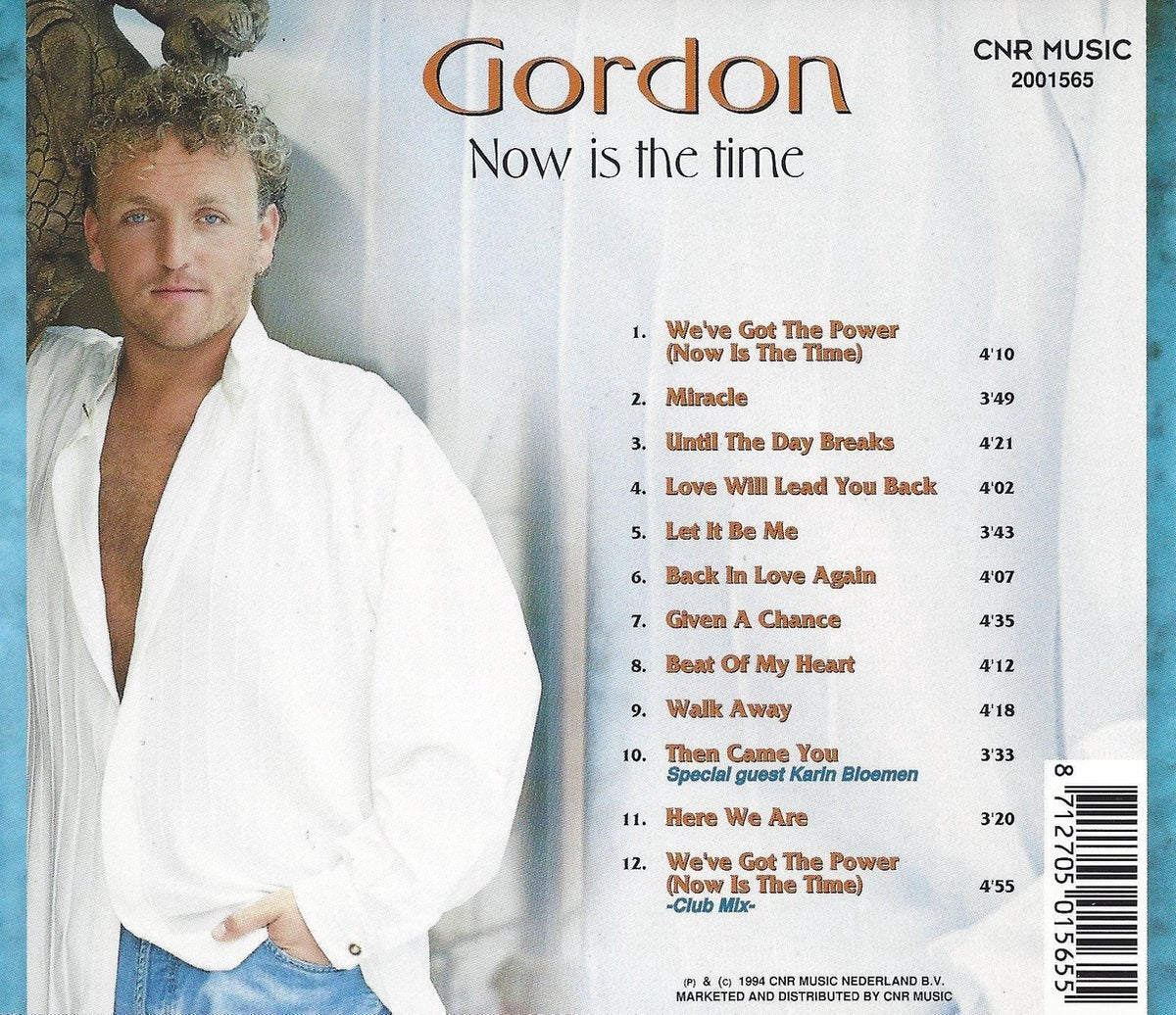 Gordon – now is the time – CD
