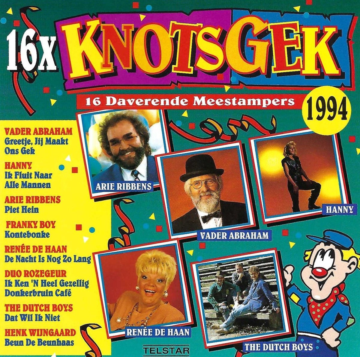 16x knotsgek – 16 daverende meestampers 1994 – CD