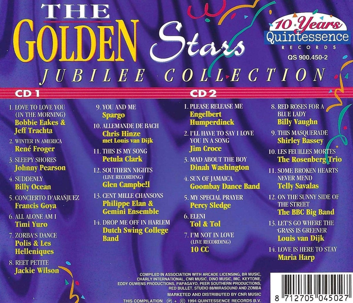 The golden stars jubilee collection – CD