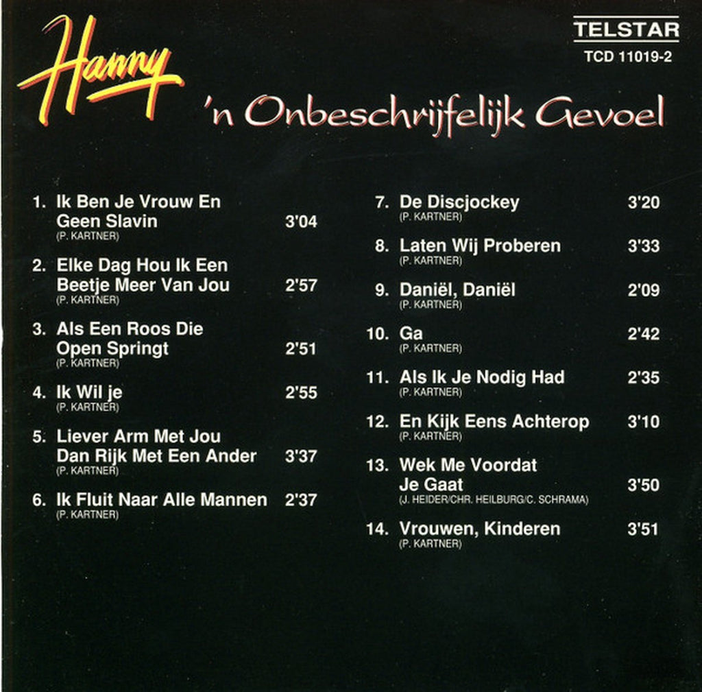 N onbeschrijfelijk gevoel – CD