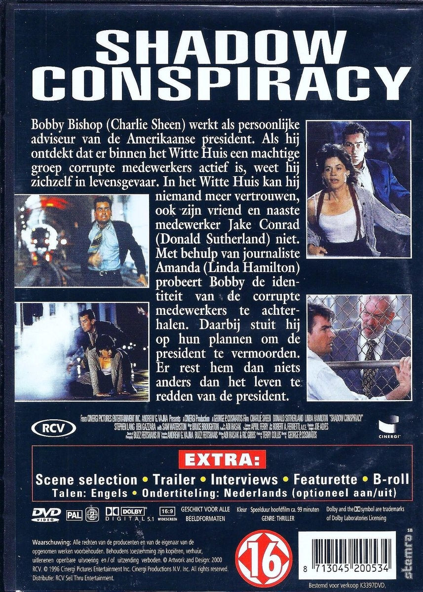Speelfilm – shadow conspiracy – DVD