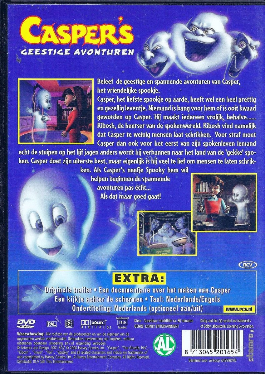 Casper's geestige avonturen – DVD