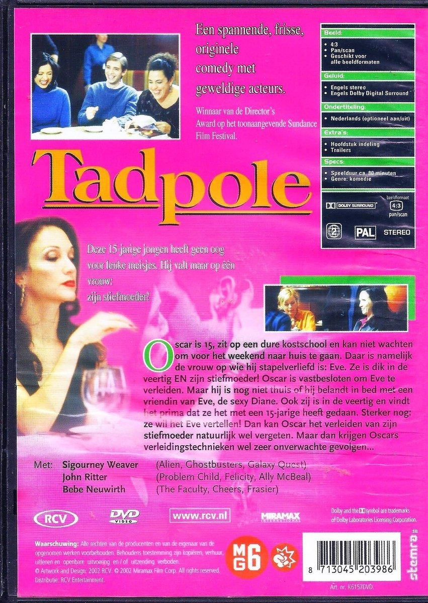 Speelfilm – tadpole – DVD