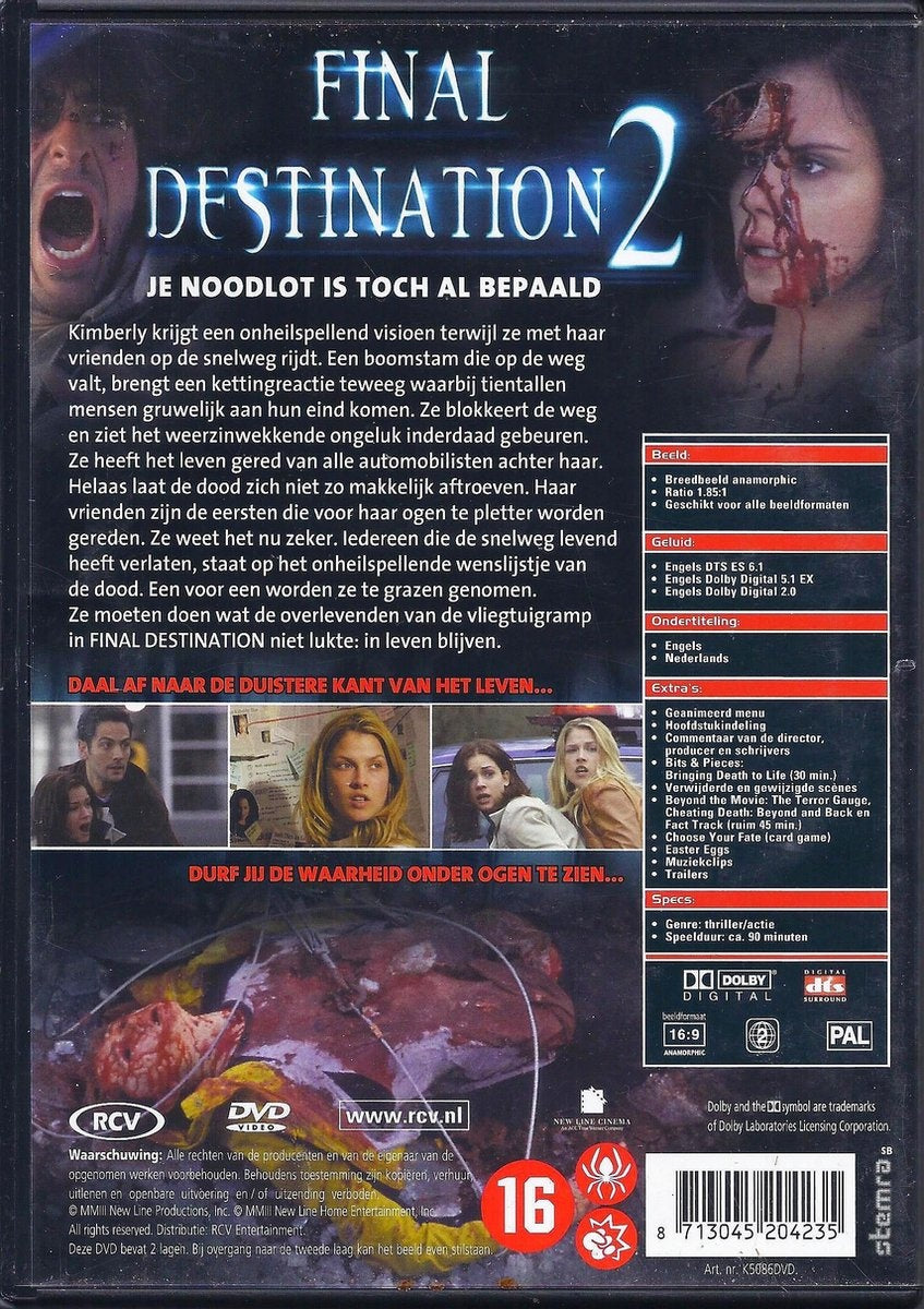 Final destination 2 – DVD