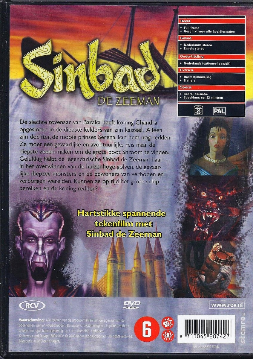 Sinbad de zeeman – DVD