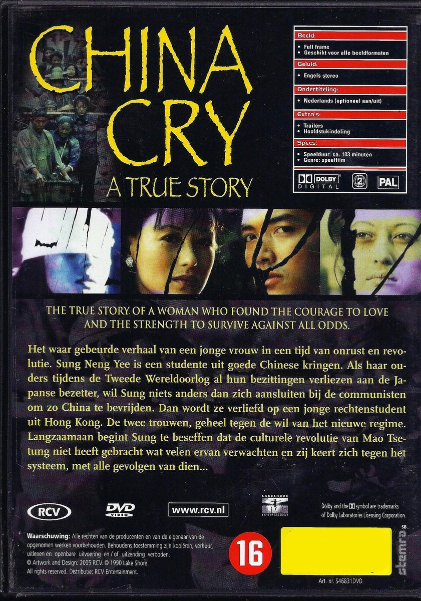 Speelfilm – china cry – DVD