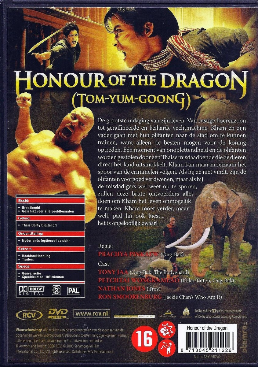 Honour of the dragon – DVD