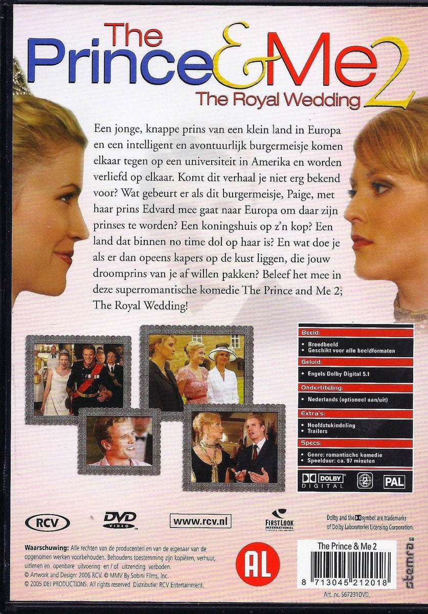 The prince & me 2: the royal wedding – DVD