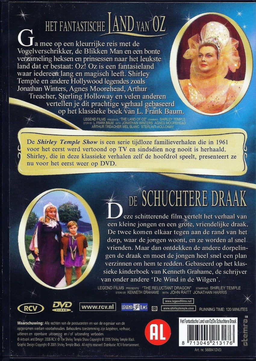 Het fantstische land van oz – de schuchtre draak – DVD