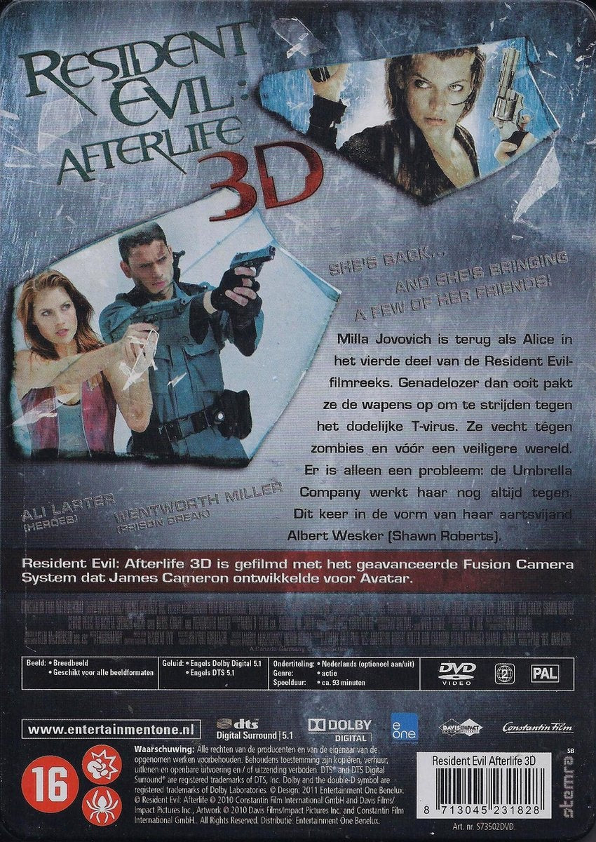 Resident evil 4: after life (3d+2d)(metal case) – DVD
