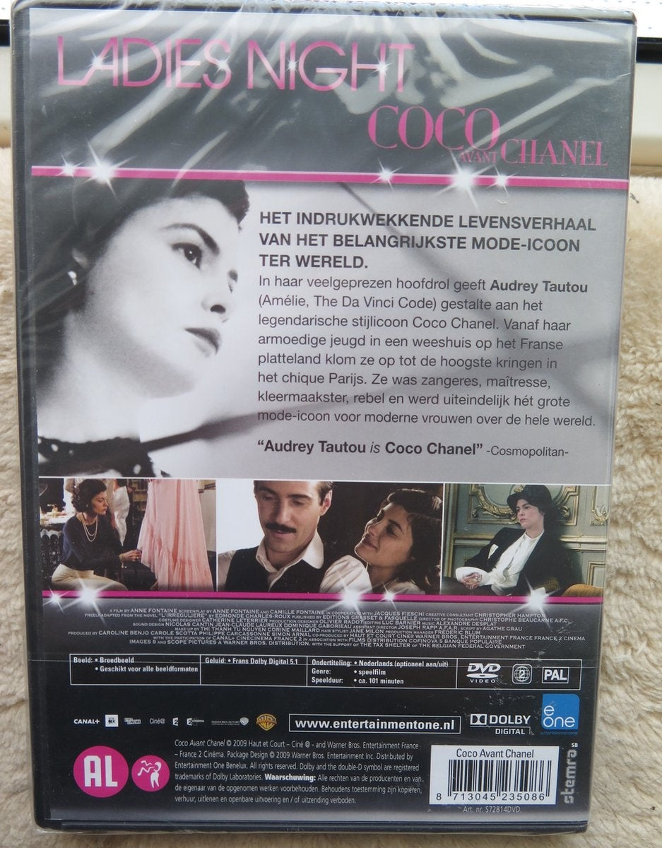 Coco avant chanel – audrey tautou – ladies night no men allowed – DVD