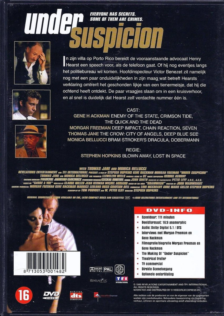 Under suspicion – DVD
