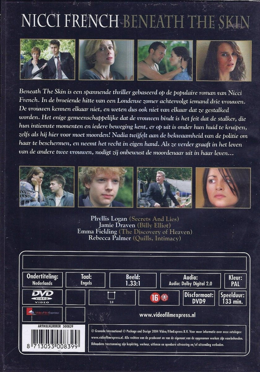 Speelfilm – beneath the skin – DVD