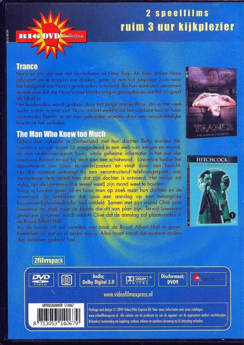 Trance – the man who knew too muc – DVD