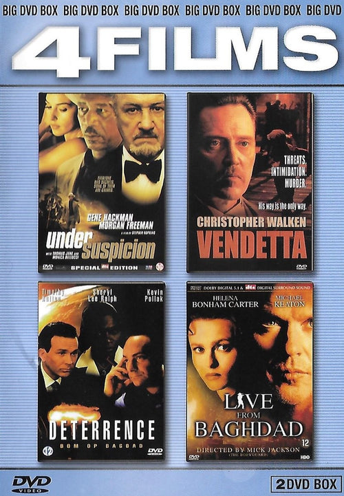 4 films ( under suspicion – vendetta – deterrence – live from baghdad ) – DVD