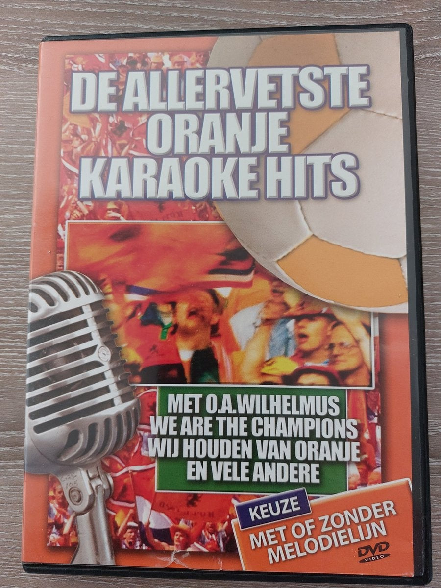De allervetste oranje karaoke hits – DVD