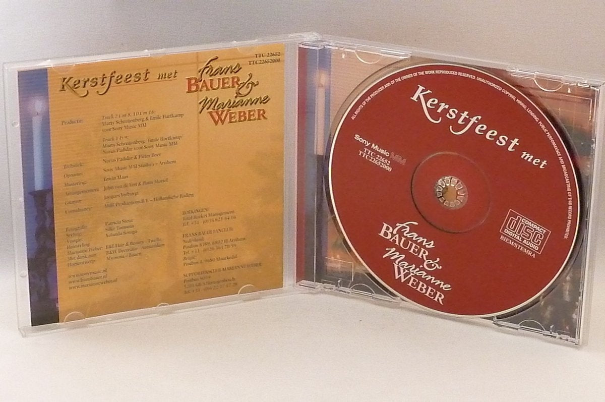 Kerstfeest met frans bauer en marianne weber – CD