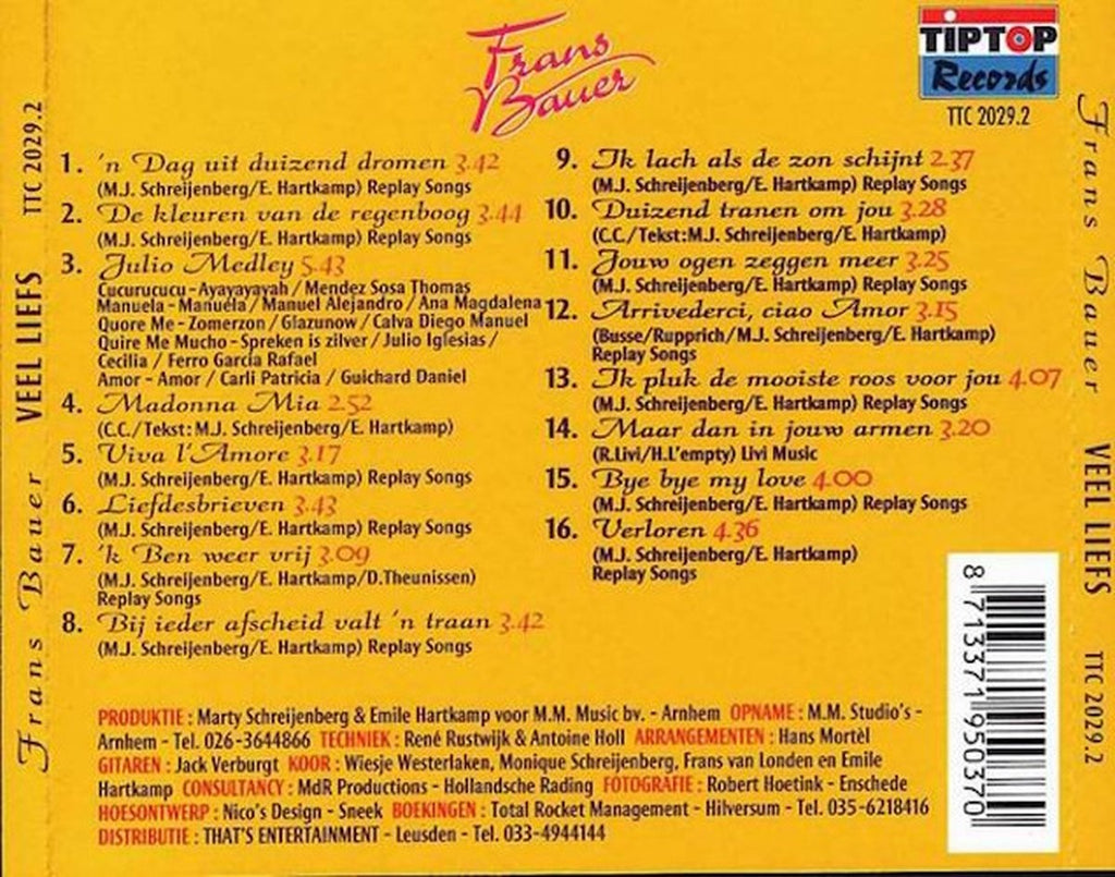 Veel liefs – CD