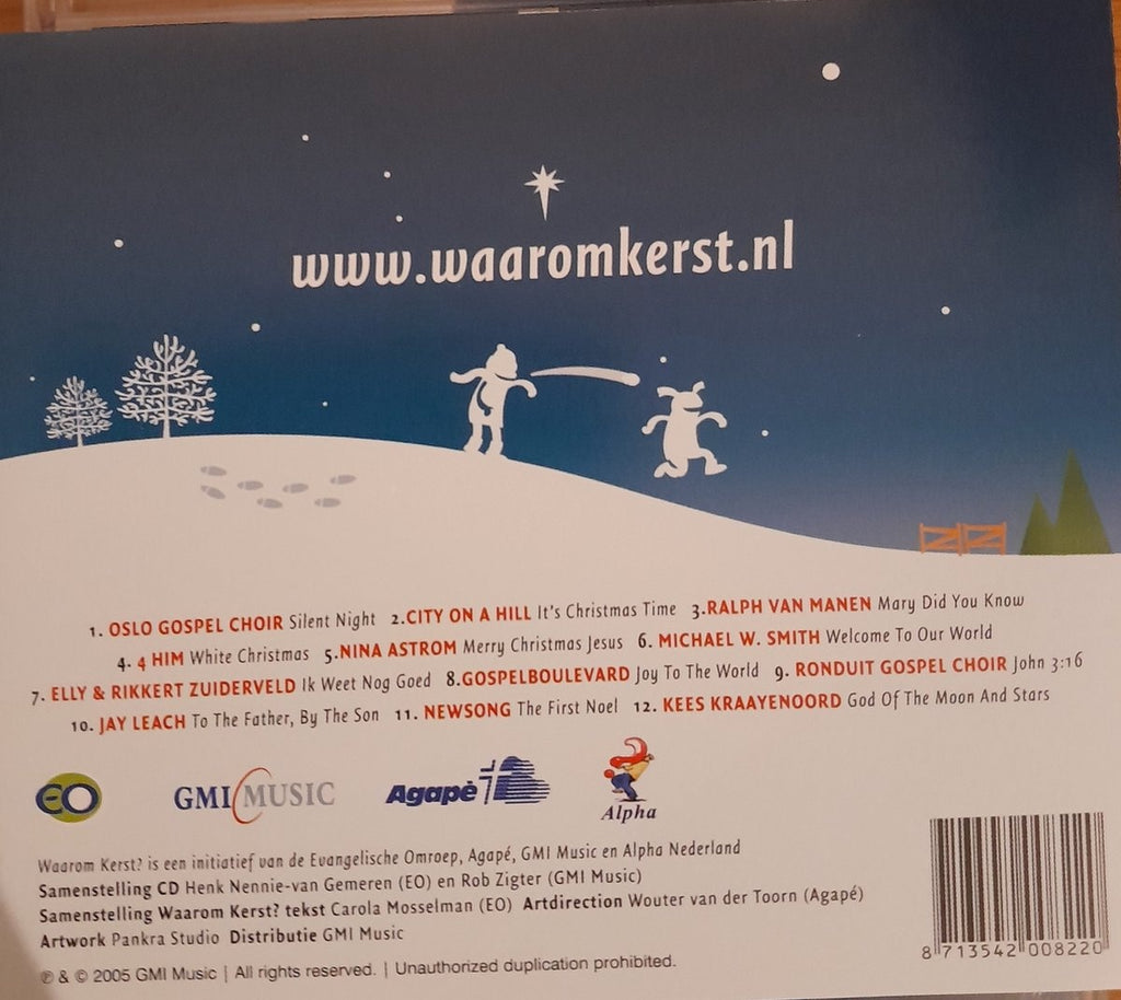Eo presenteerd – 1-CD various – waarom kerst? 12 mooie kerstsongs