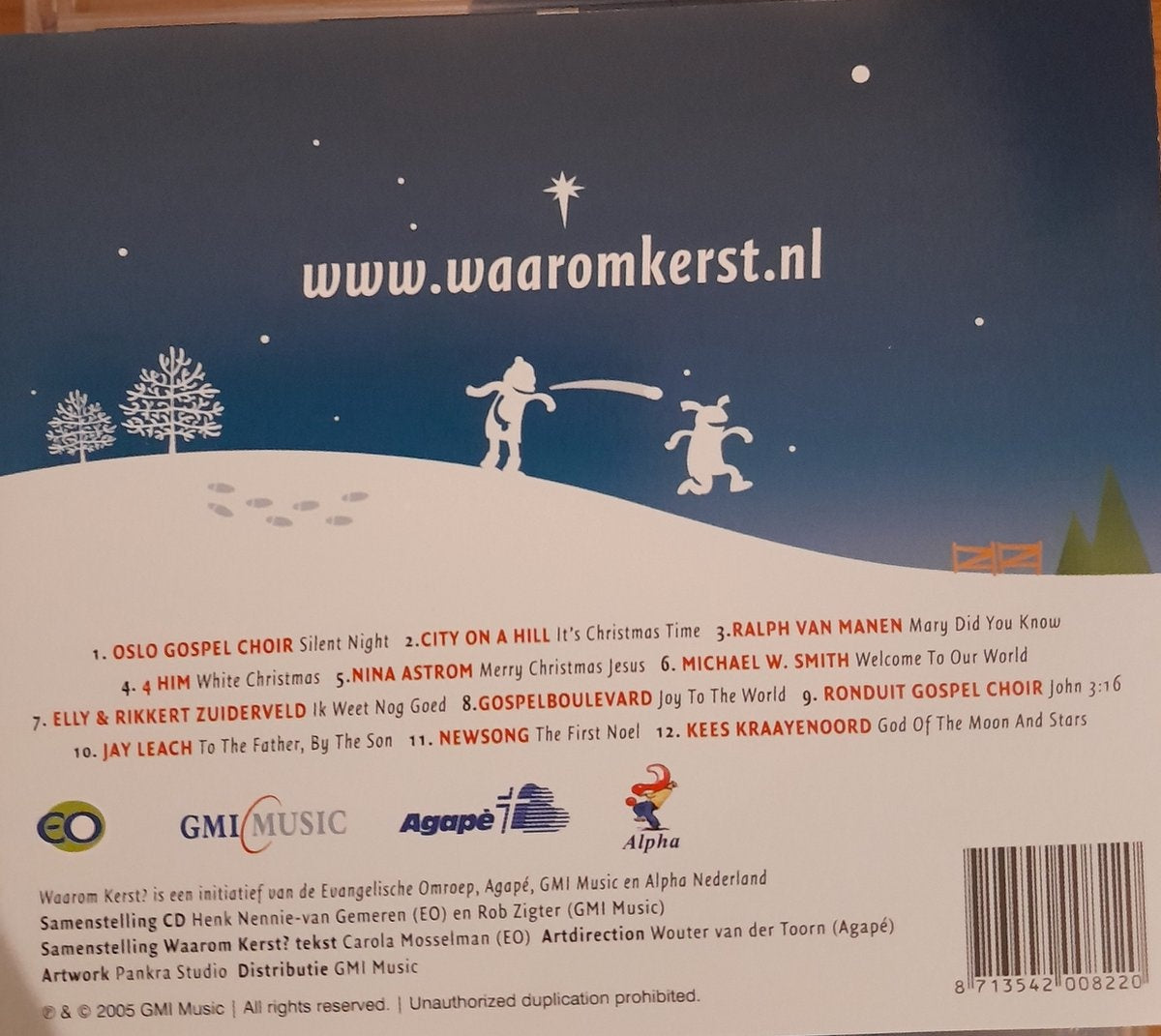 Eo presenteerd – 1-CD various – waarom kerst? 12 mooie kerstsongs