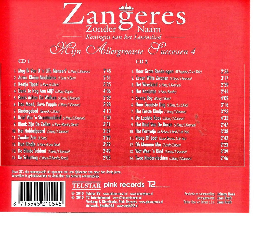 Mijn allergrootste successen nr. 4 – CD