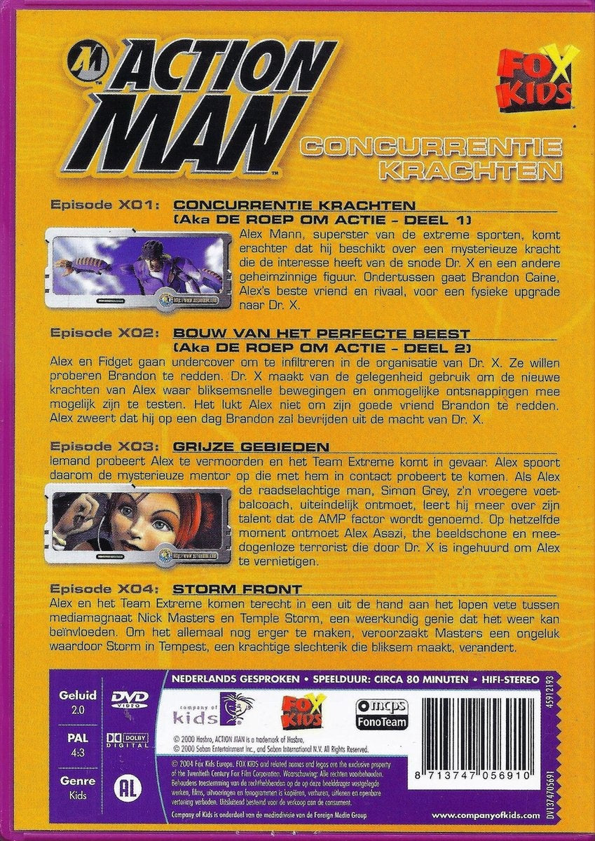 Action man 1 – concurrentie krachten – DVD