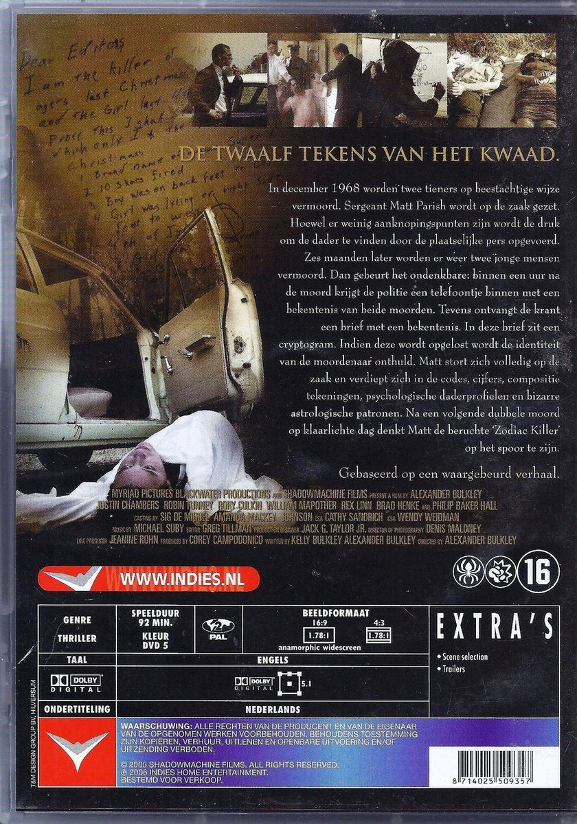 The zodiac – DVD