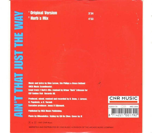 Ain't that just the way – CD