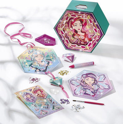 Totum bling bling diamond painting kaarten in luxe cadeau verpakking