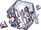 Totum bling bling diamond painting kaarten in luxe cadeau verpakking