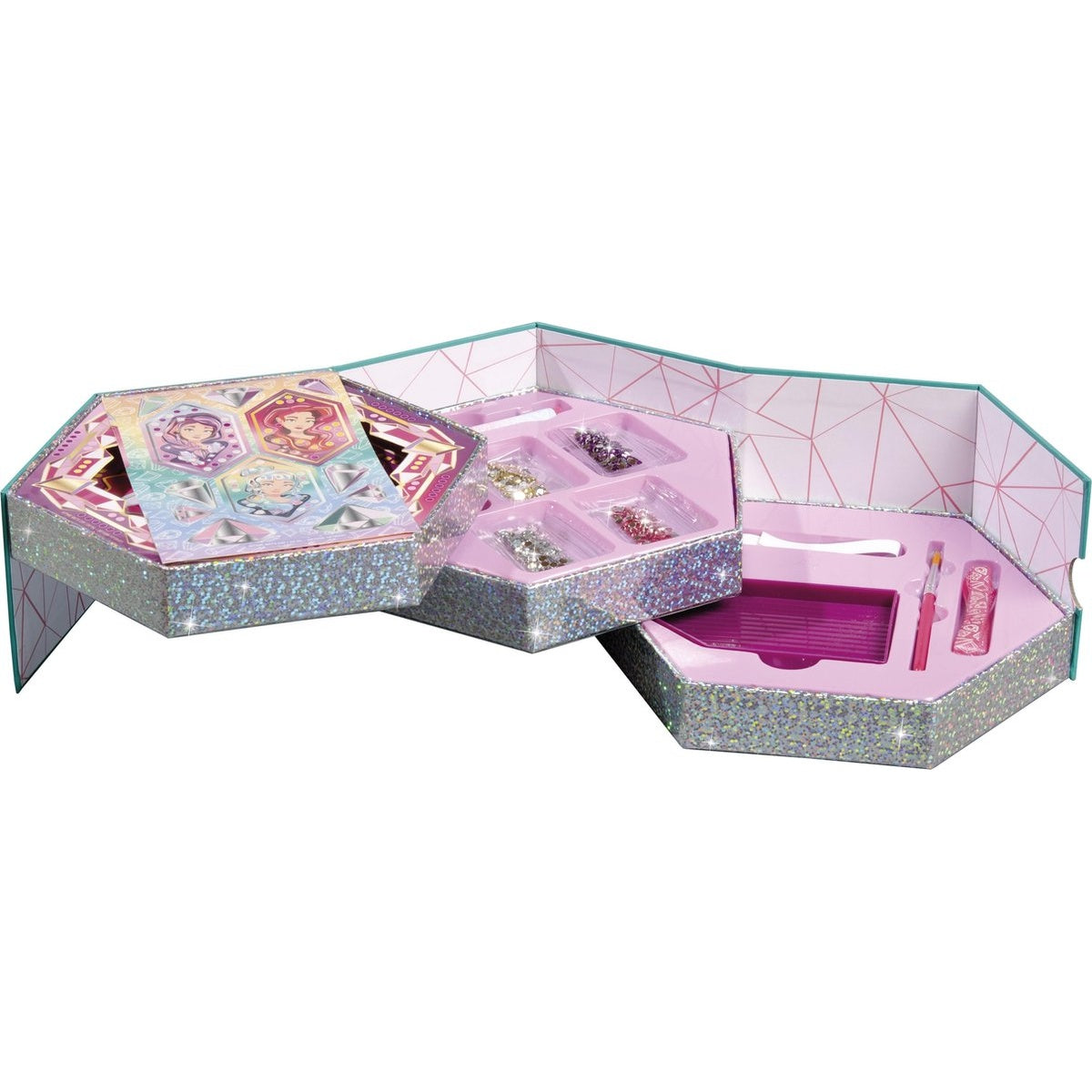Totum bling bling diamond painting kaarten in luxe cadeau verpakking
