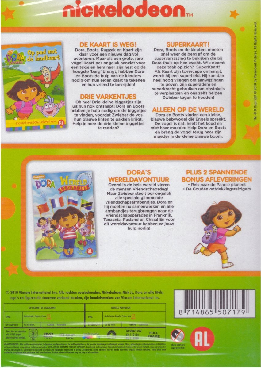 Dora: kaart – wereld (d) – DVD
