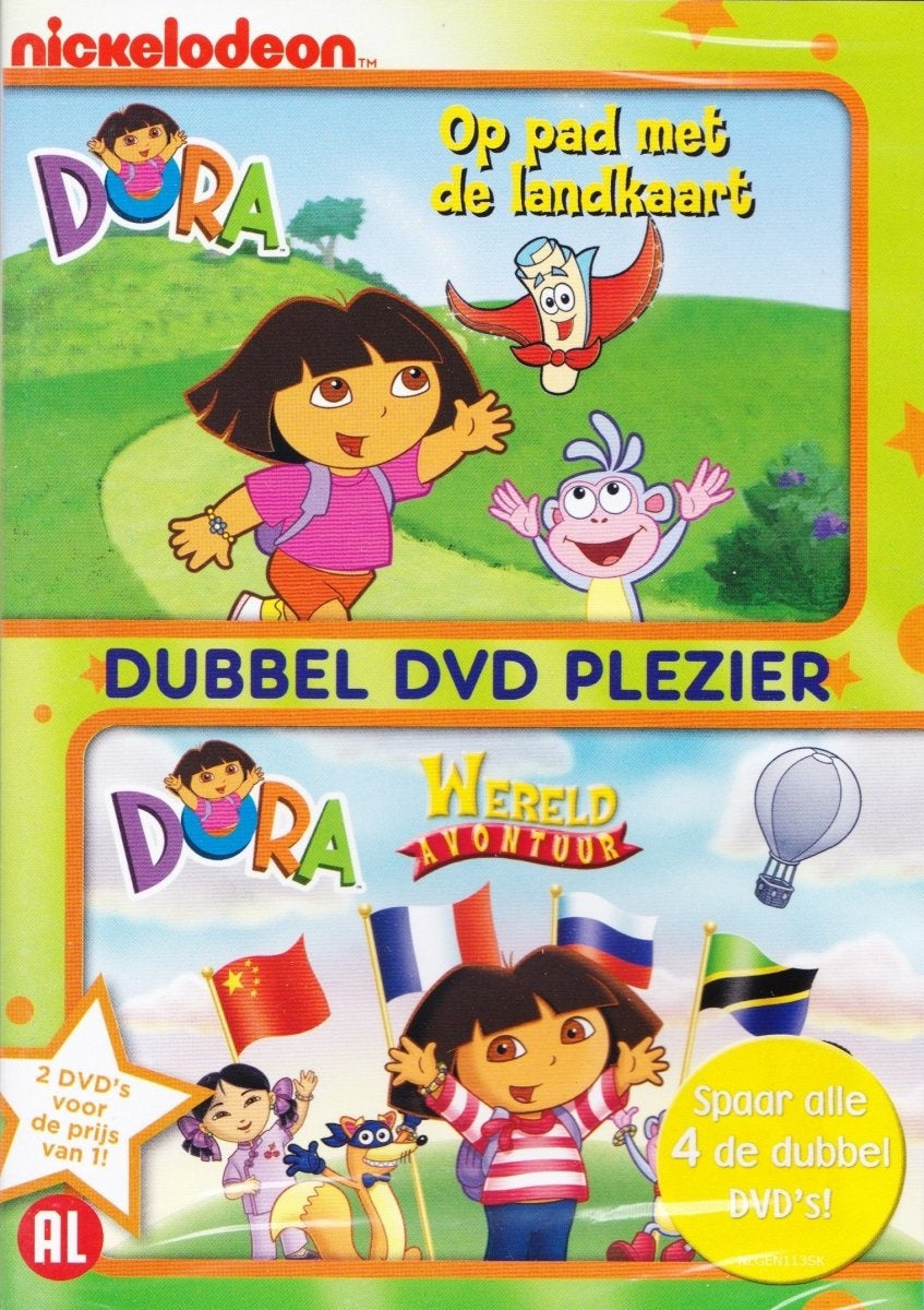 Dora: kaart – wereld (d) – DVD