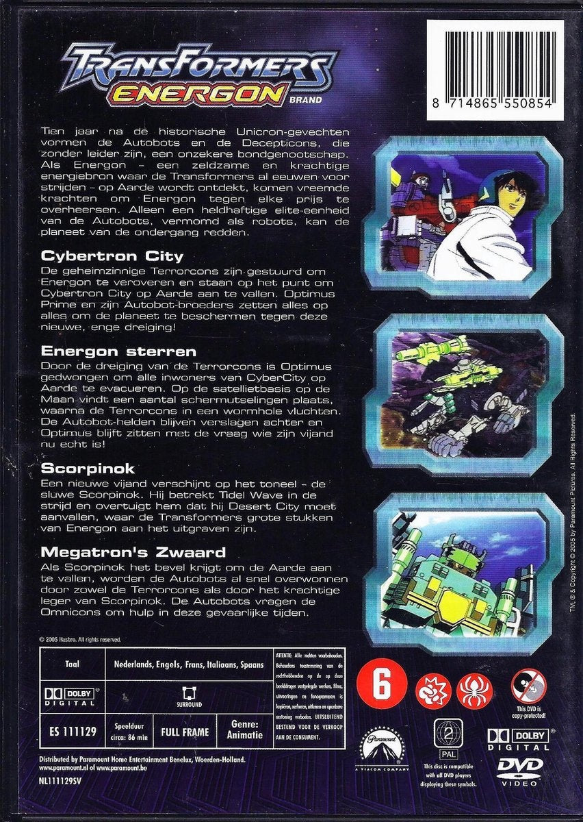 Transformers – battle for energon – DVD