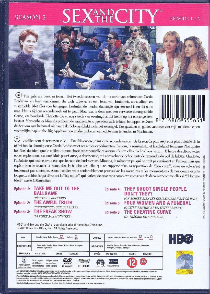 Sex & the city s2 v1 (d) – DVD