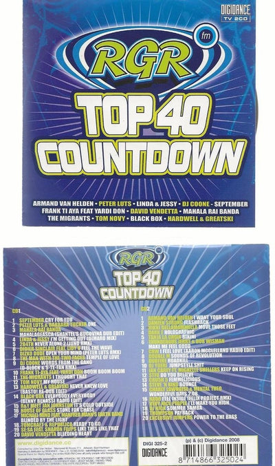 Rgr – top 40 countdown – CD
