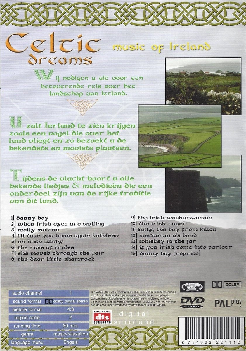 Celtic dreams – music of ireland – DVD