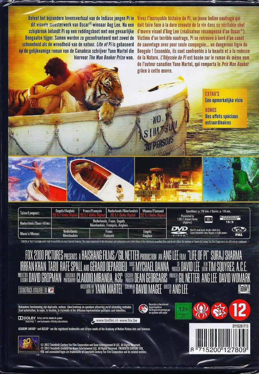 Life of pi – DVD