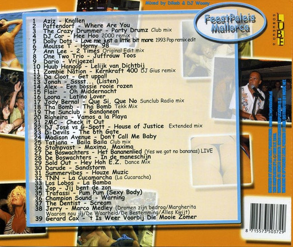 Various ‎ – feestpaleis mallorca – CD