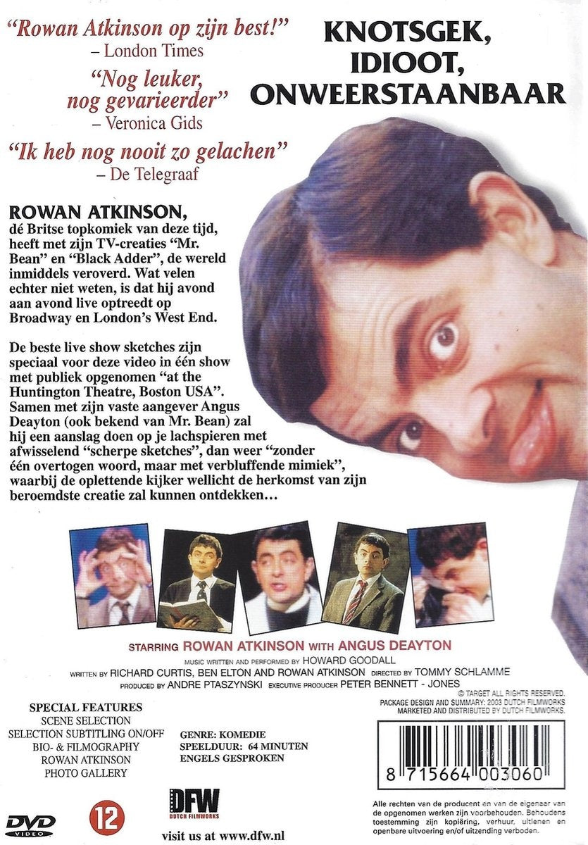 Rowan atkinson – live – DVD