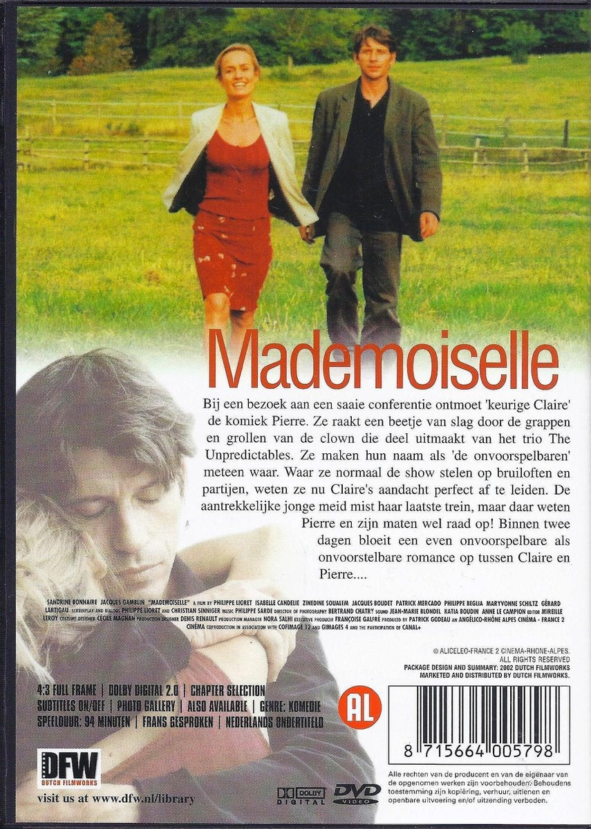 Mademoiselle – DVD