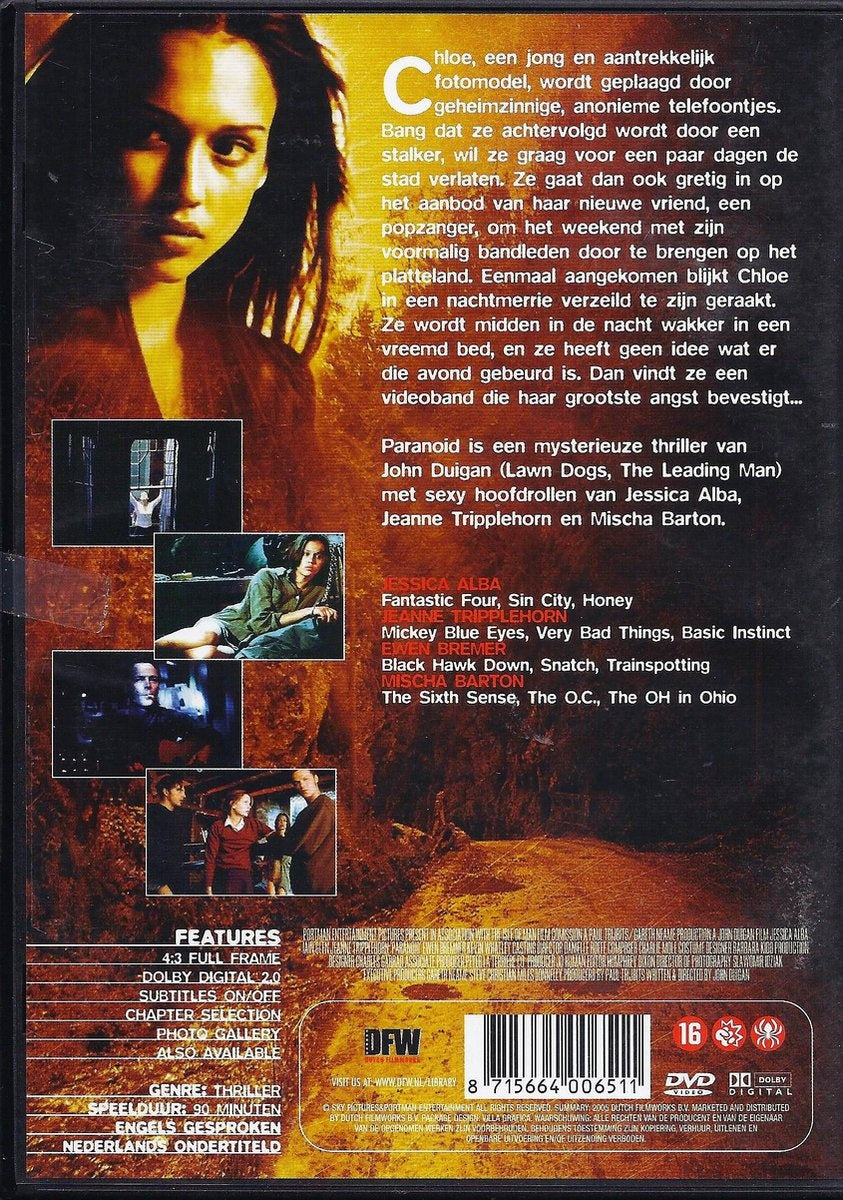 Paranoid – DVD