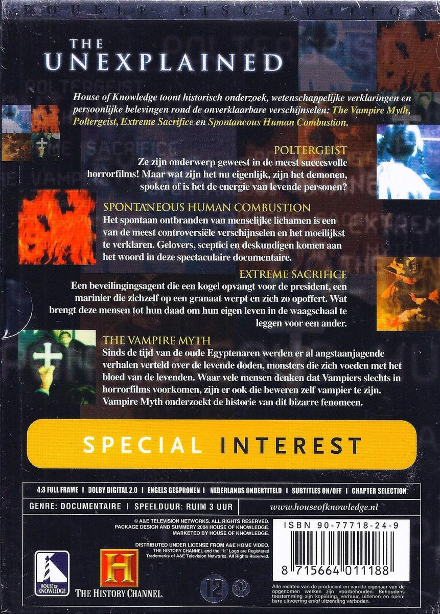 Special interest – unexplained – DVD