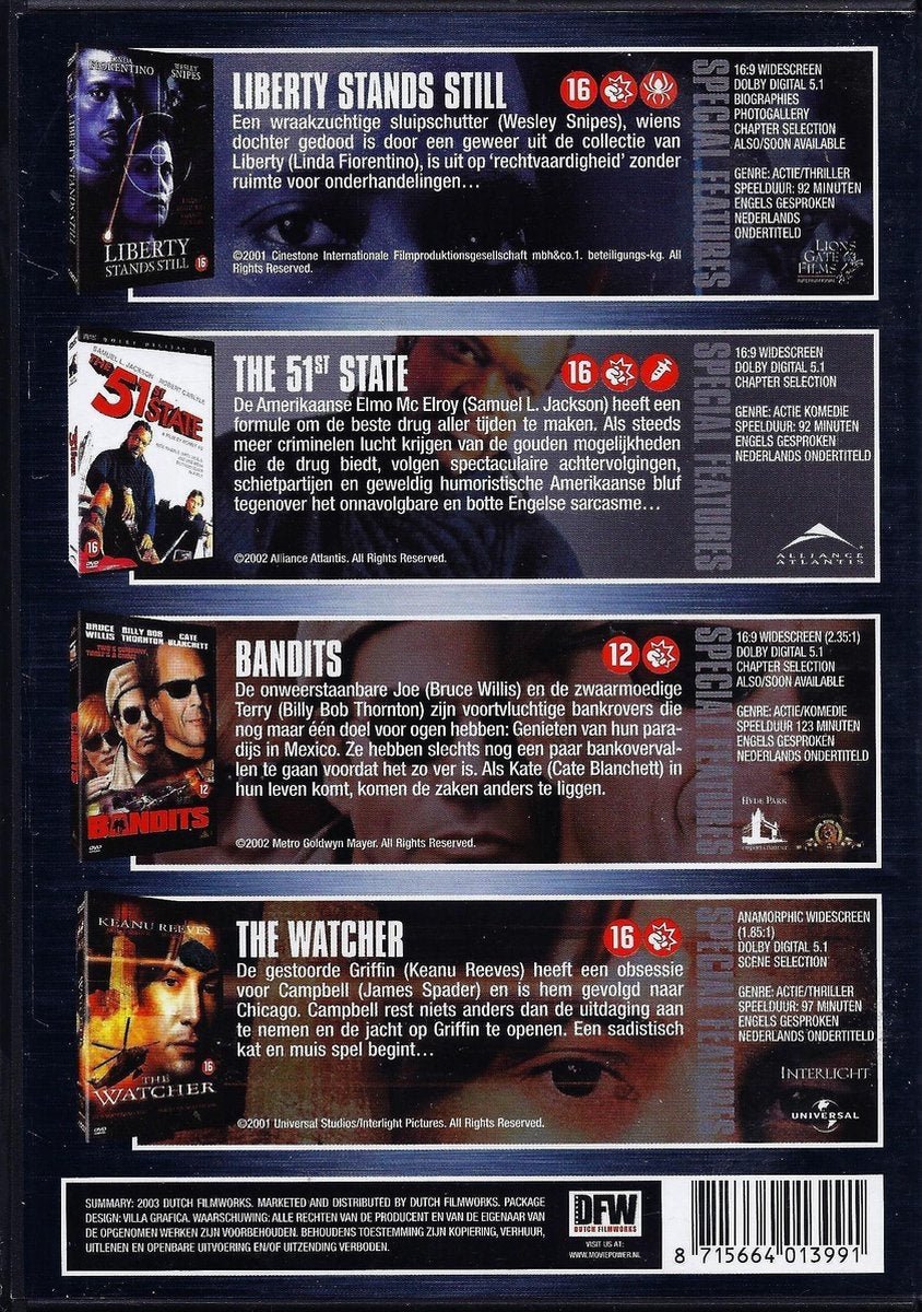 Best of moviepower – volume 1 (4dvd) – DVD