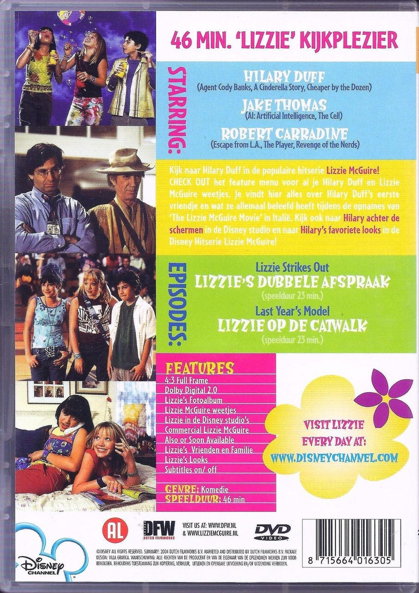 Lizzie mcguire promo – meet lizzie – DVD
