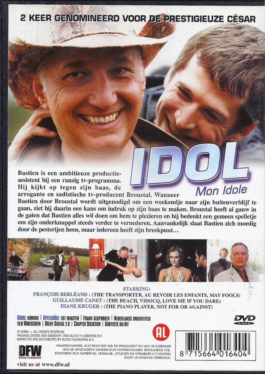Speelfilm – mon idole – DVD