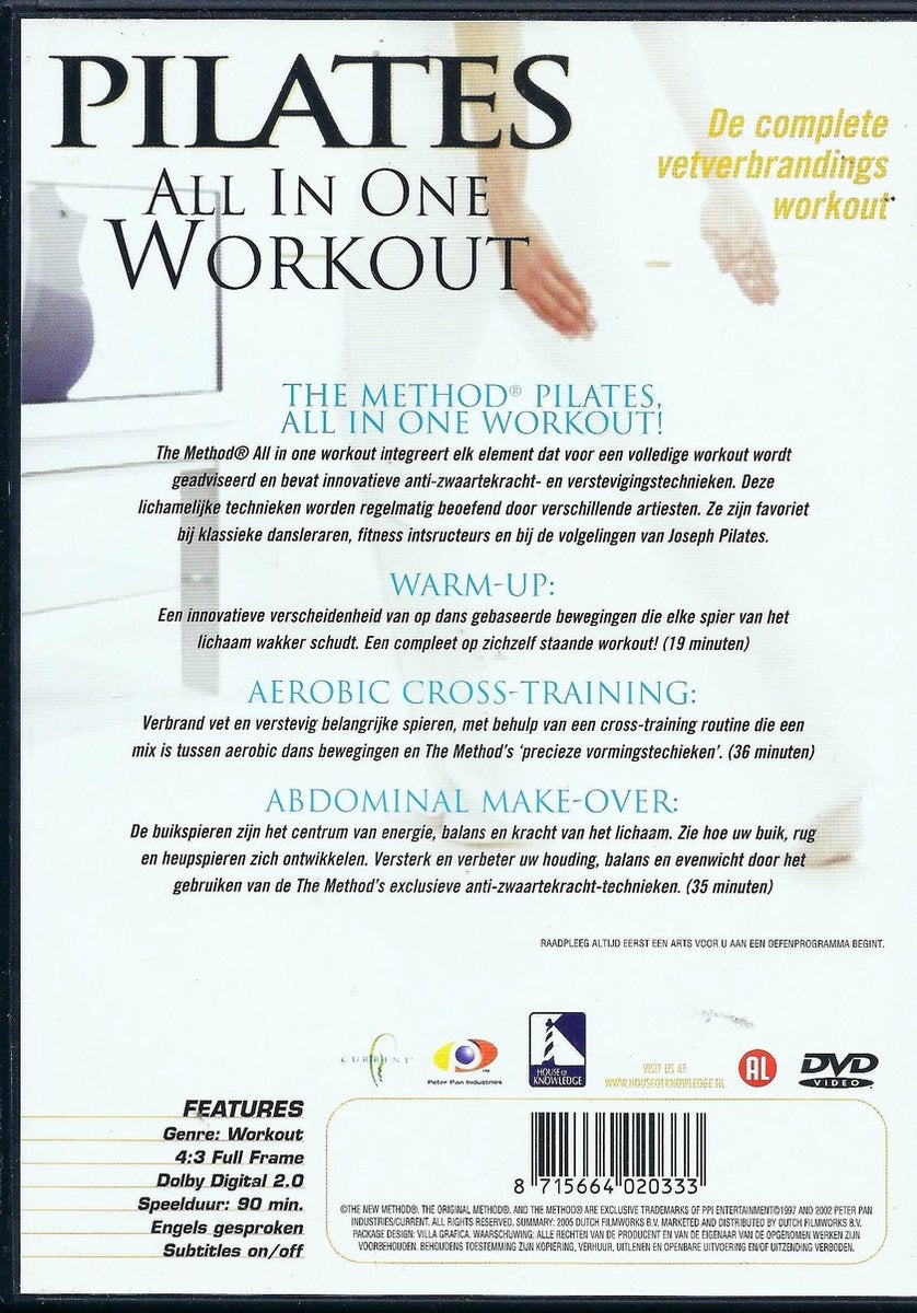 Pilates – all in one workout – DVD