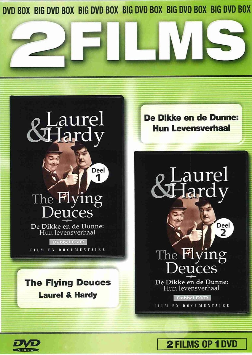DVD – laurel en hardy – the flying deuces deel 1 en 2